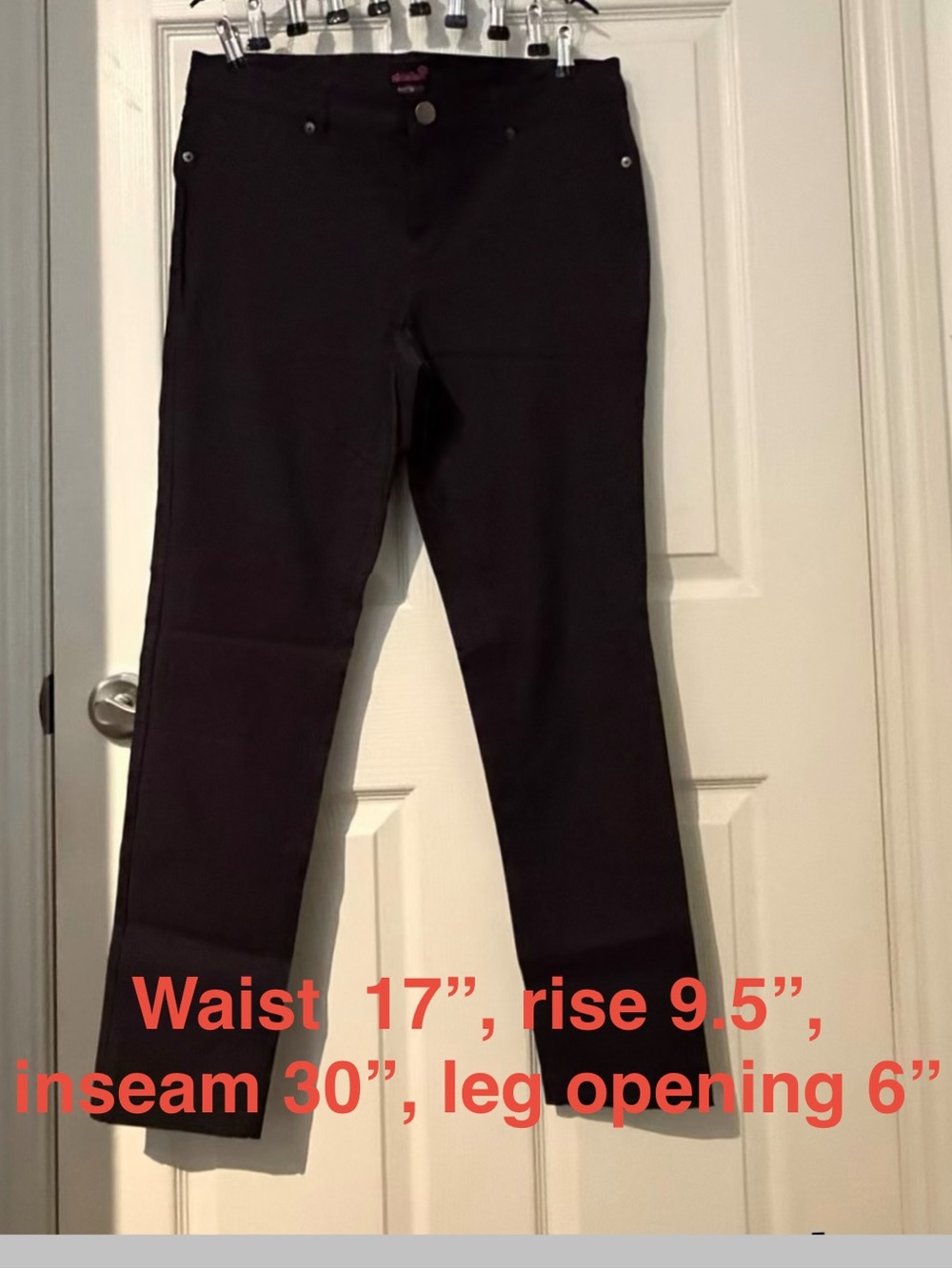 Flirtatious Black Stretch Skinny Pants – Size 1X